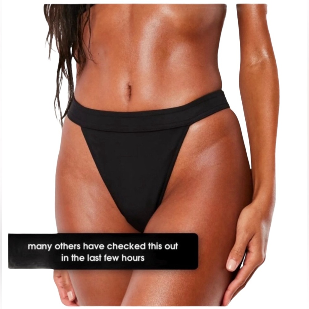 Missguided • NWT High Waist High Cut Bikini Bottom
